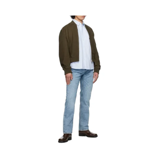 Ami Paris Logo Embroidered Zipped Jacket