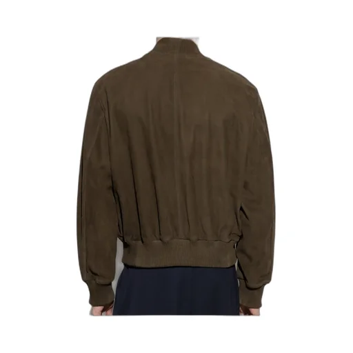 Ami Paris Logo Embroidered Zipped Jacket