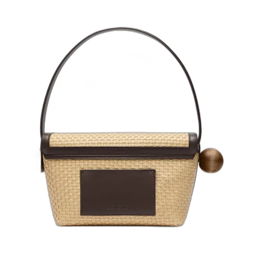 Jacquemus The Rond Carr Flap Shoulder Bag