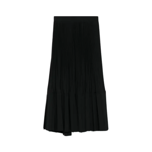 Plissé Midi Skirt