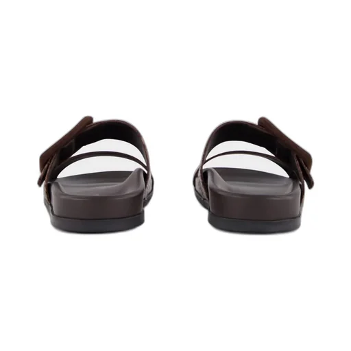 Brown Calf Leather Sandals