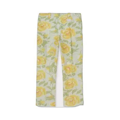 Kenzo Jacquard Peonies Cropped Pants