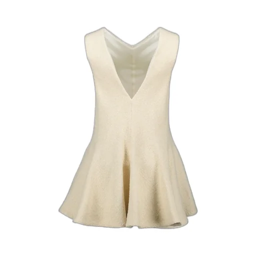 Khaite V-Back Midi Dress