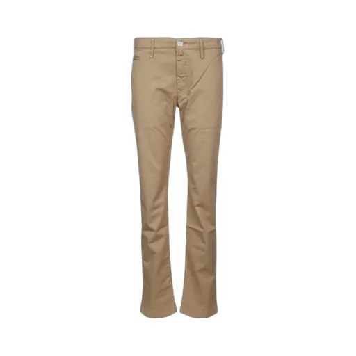 Jacob Cohen Logo Plaque Straight-Leg Trousers