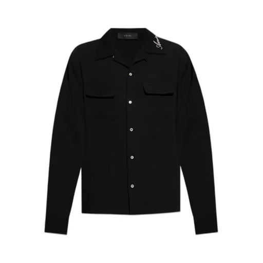Logo-Embroidered Collar Shirt