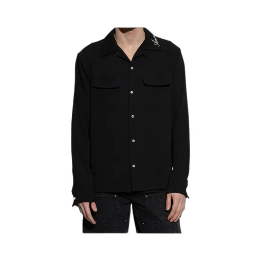 Logo-Embroidered Collar Shirt