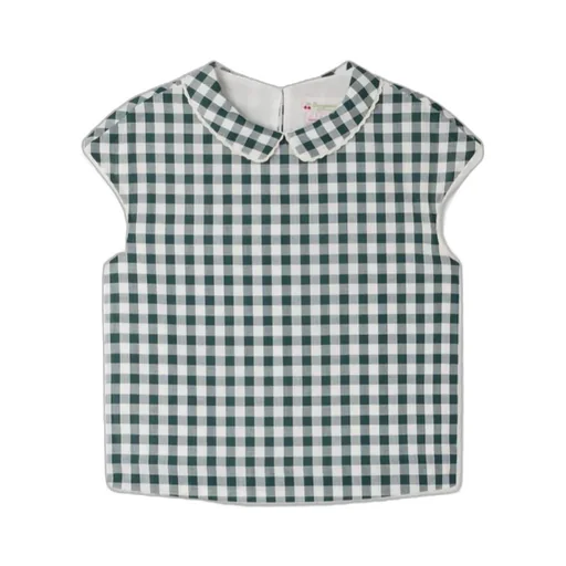 Bonpoint Elivia Checked Blouse