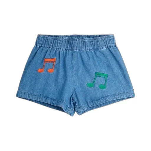 Mini Rodini Note Denim Shorts