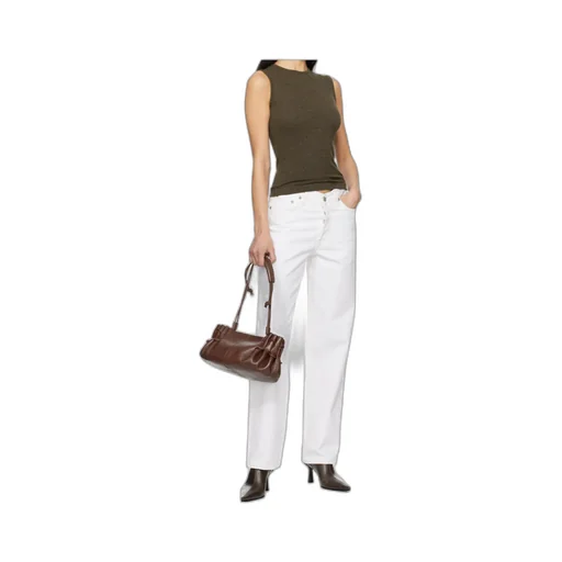 Stretch Ribbed-Knit Vest