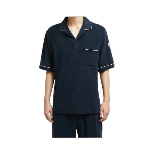 Moncler Toweling Short-Sleeve Shirt
