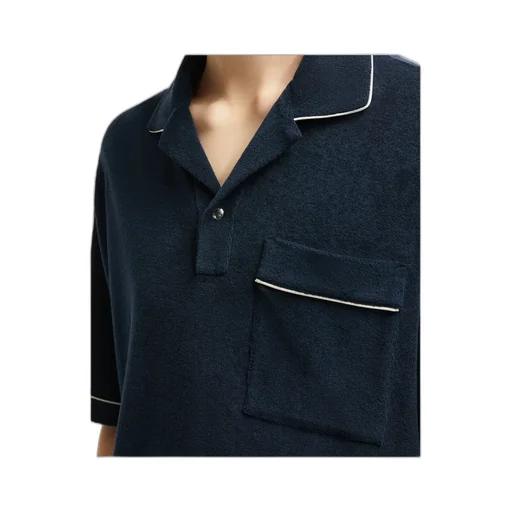 Moncler Toweling Short-Sleeve Shirt
