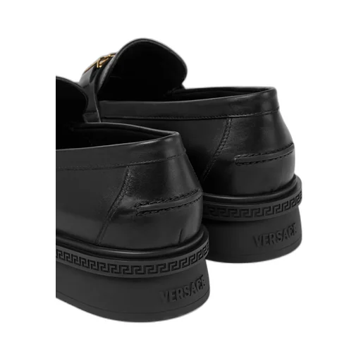Versace Logo-Engraved Loafers