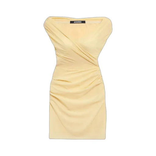 Jacquemus The Rita Ruched Mini Dress