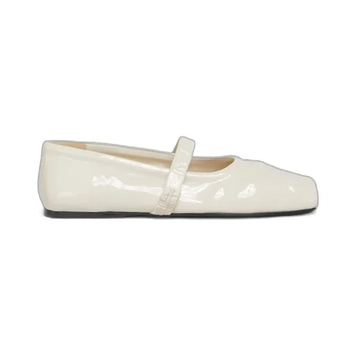 Marni Square-Toe Mary Jane Ballet Flats