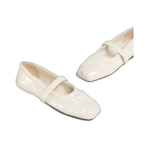 Marni Square-Toe Mary Jane Ballet Flats