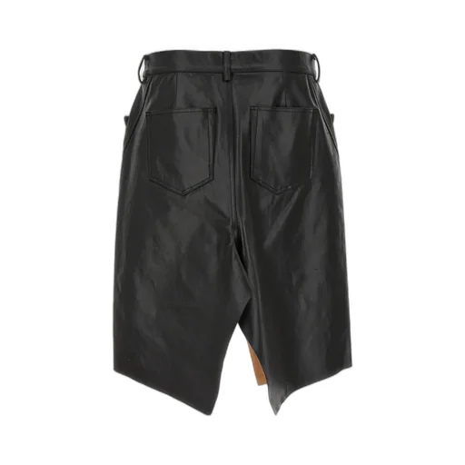 Rick Owens Slivered Leather Skirt