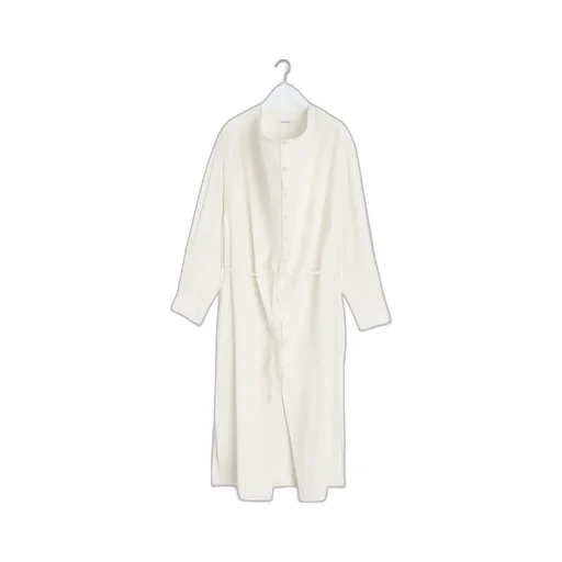 Soft-Collar Maxi Dress