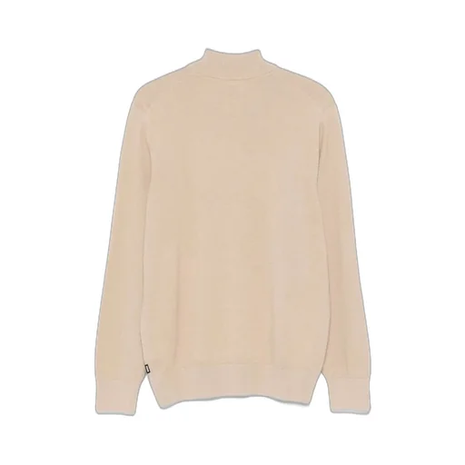 Zipped Cotton Sweater