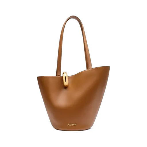 Jacquemus The Medium Bambola Medium Asymmetric Bucket Bag