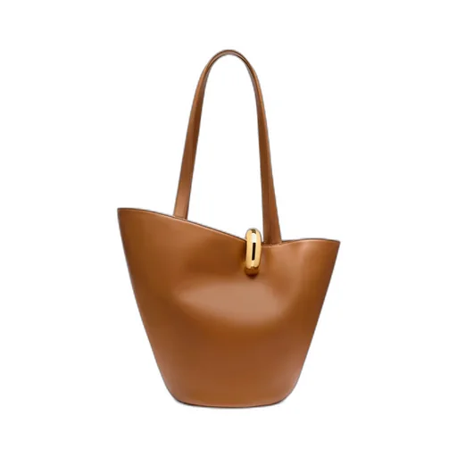 Jacquemus The Medium Bambola Medium Asymmetric Bucket Bag