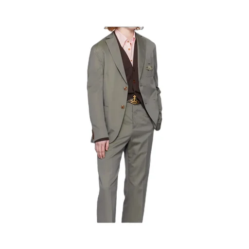 Long-Sleeved Suit Jacket