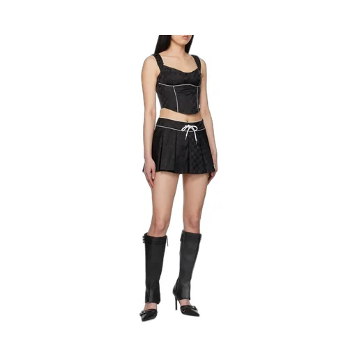 Misbhv Monogram Mini Skirt