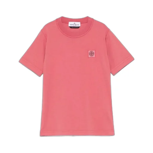 Stone Island Junior Logo Embroidered Crewneck T-Shirt