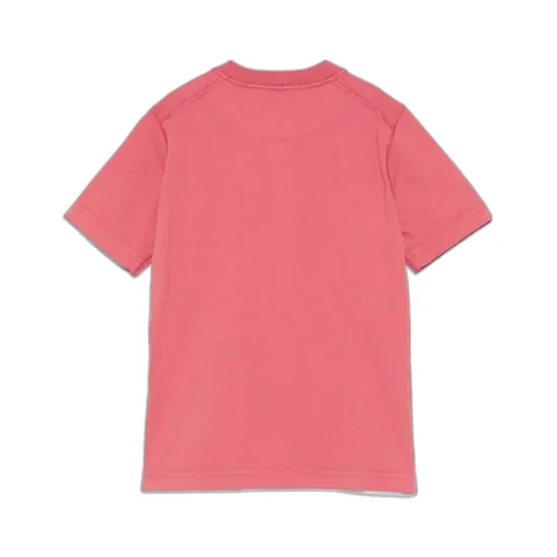 Stone Island Junior Logo Embroidered Crewneck T-Shirt