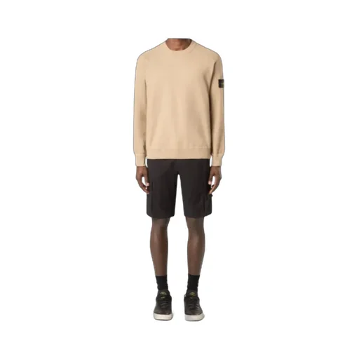 Stone Island Logo Patch Crewneck Sweatshirt