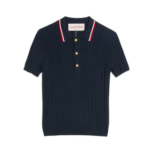 Valentino Knitted Polo Shirt