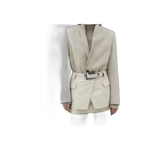 Iro Asymmetrical Belted Mini Skirt