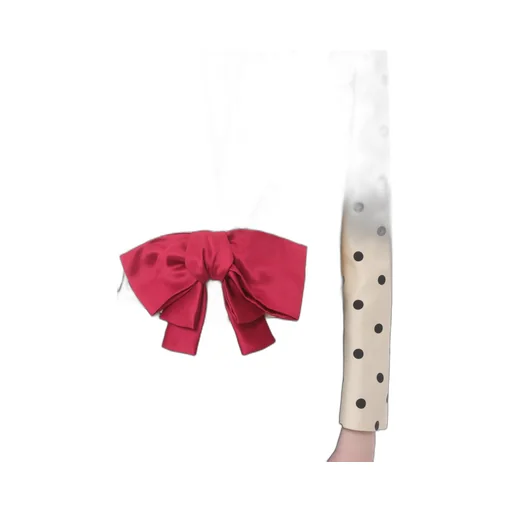 Valentino Shantung Polka Dot Printed Blazer
