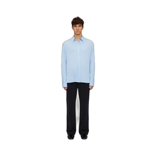 Ferragamo Logo-Embroidery Long Sleeved Shirt