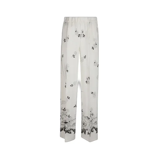 P.A.R.O.S.H. Floral Wide Leg Pants