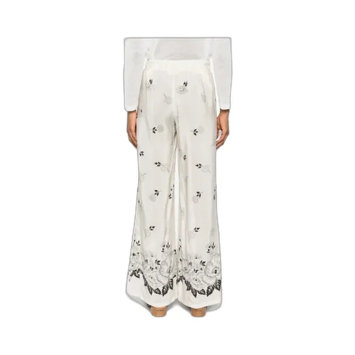 P.A.R.O.S.H. Floral Wide Leg Pants