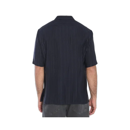 Saint Laurent Striped Button-Up Shirt