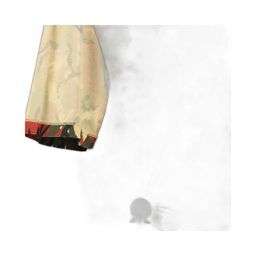 Paco Rabanne Camouflage Printed Cut-Out T-Shirt
