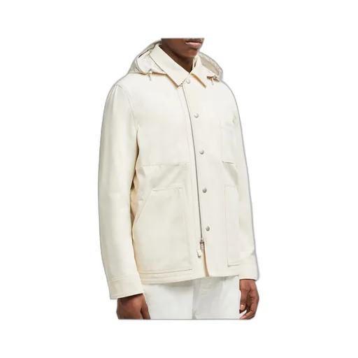 Guerledan Hooded Cotton Shirt Jacket