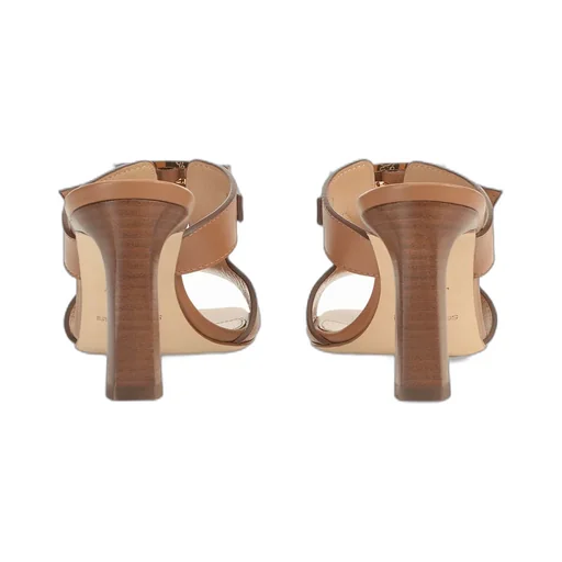 Square-Headed High-Heeled Sandals