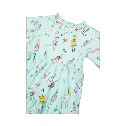 Rainbow Day Allover Jersey Dress