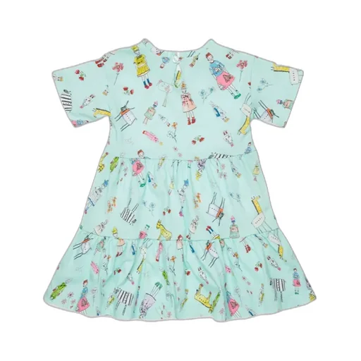Rainbow Day Allover Jersey Dress
