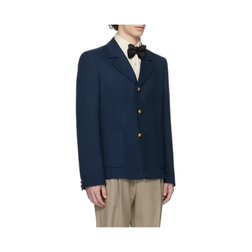 Valentino	Button-Up Long-Sleeved Jacket