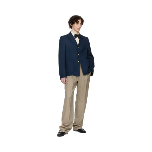 Valentino	Button-Up Long-Sleeved Jacket