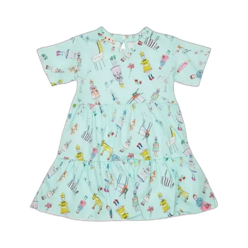 Rainbow Day Allover Jersey Dress