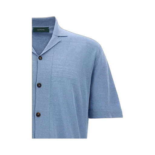 Zanone Knitted Short Sleeve Shirt