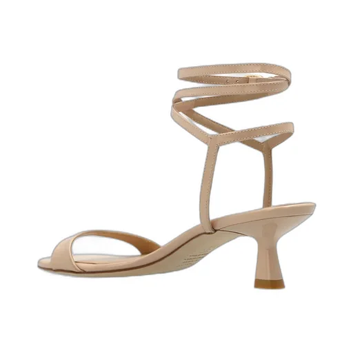 Round-Headed High-Heeled Sandals