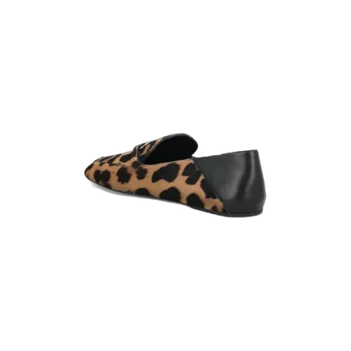 Ferragamo Leopard Printed Slip-On Flat Shoes