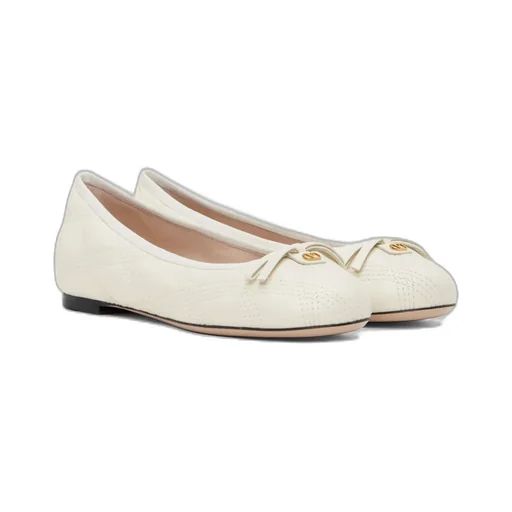 Valentino Bow Detailed Slip-On Ballerina Shoes