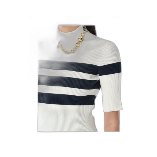 Fine-Ribbed T-Shirt