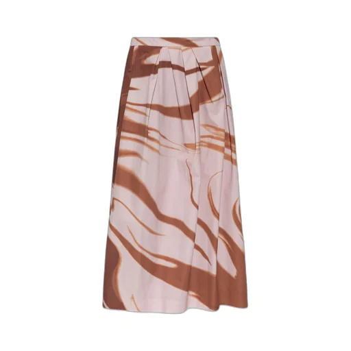 Dries Van Noten Printed Skirt